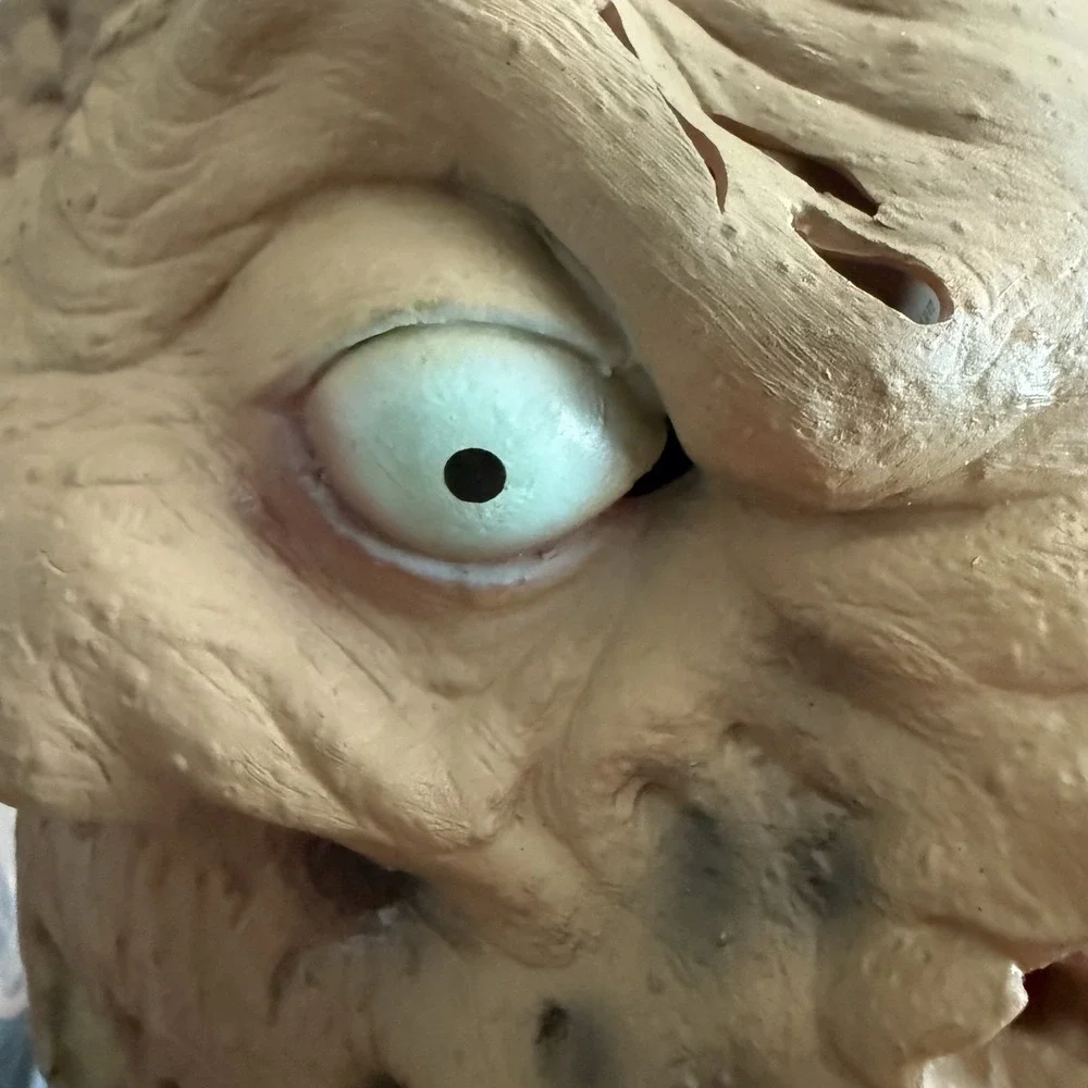 Vintage 90's Tales From the Crypt Keeper Latex Mask Halloween Horror Creepy